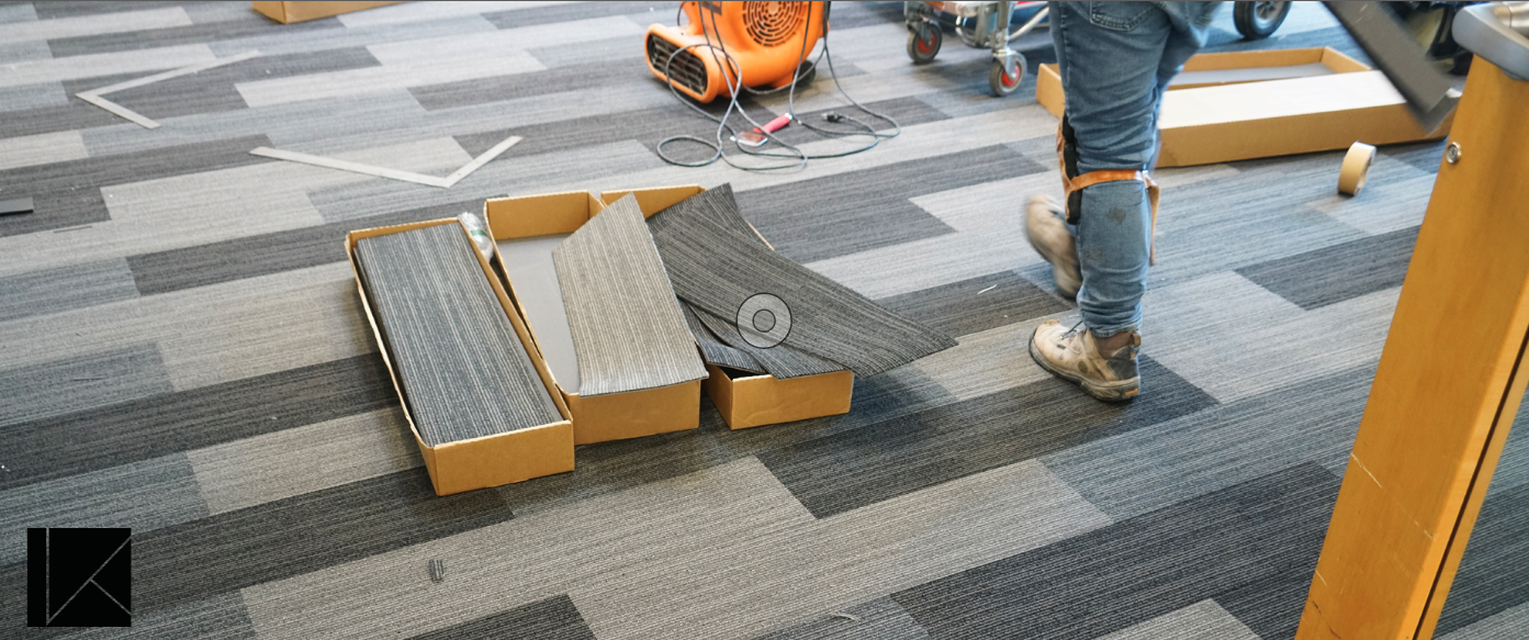 Using Flooring as Office Noise Control with Broadloom Carpet
