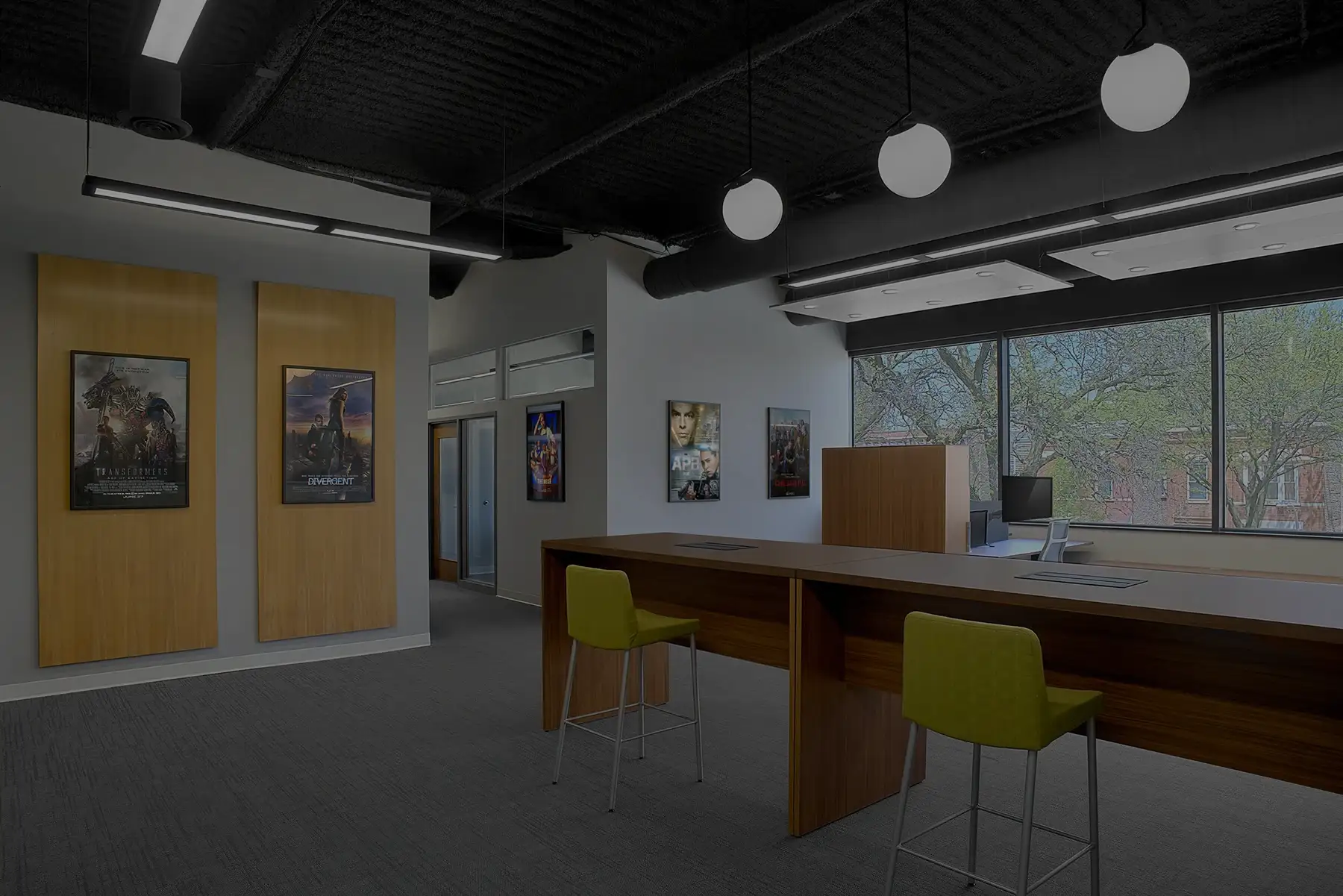 commercial office remodeling entertainment