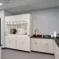High-performance QA lab design with testing equipment and workstations