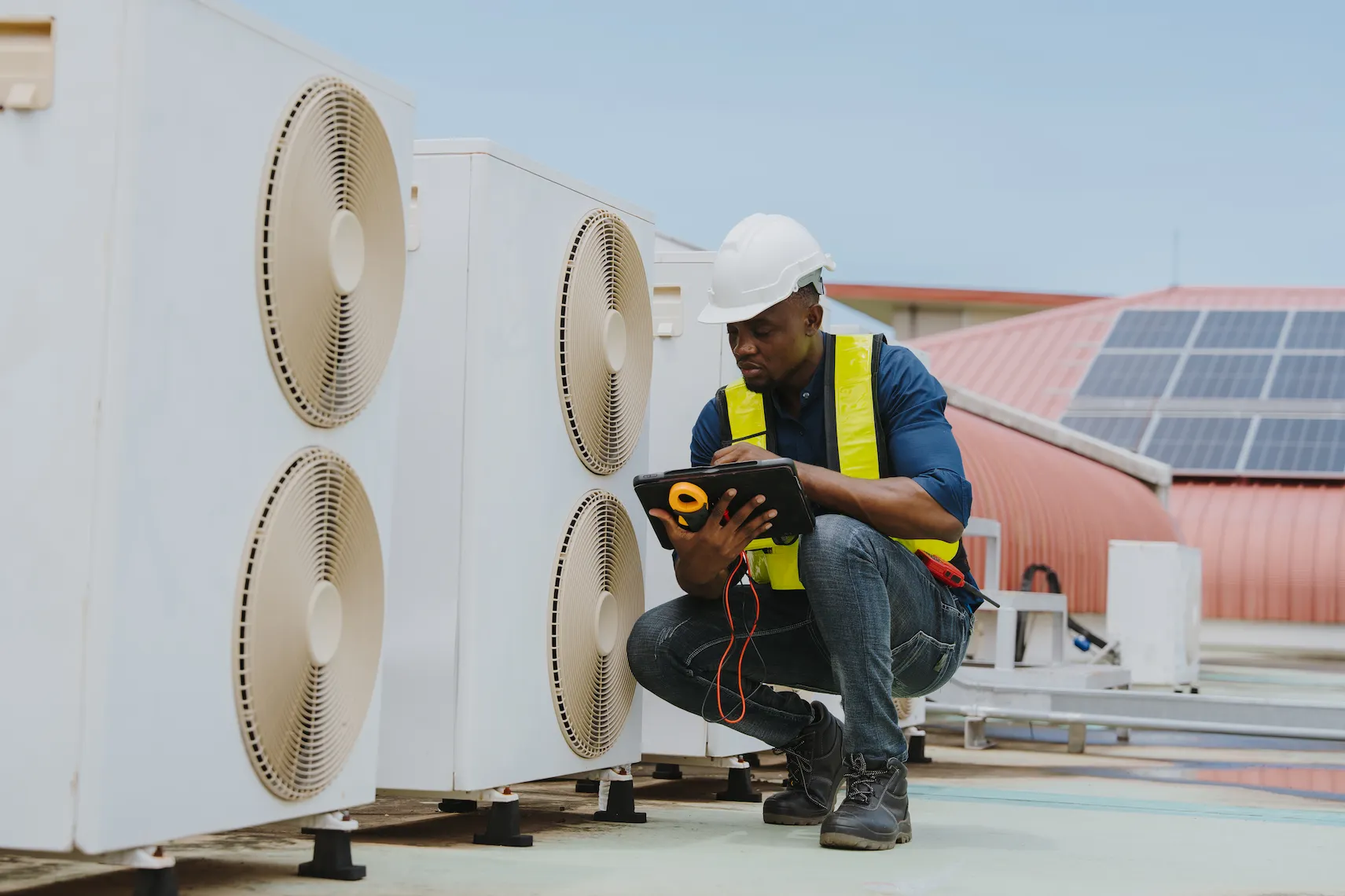 Fall facility checklist inspection for a commercial building before winter