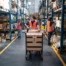 Warehouse managing high-volume peak season fulfillment operations